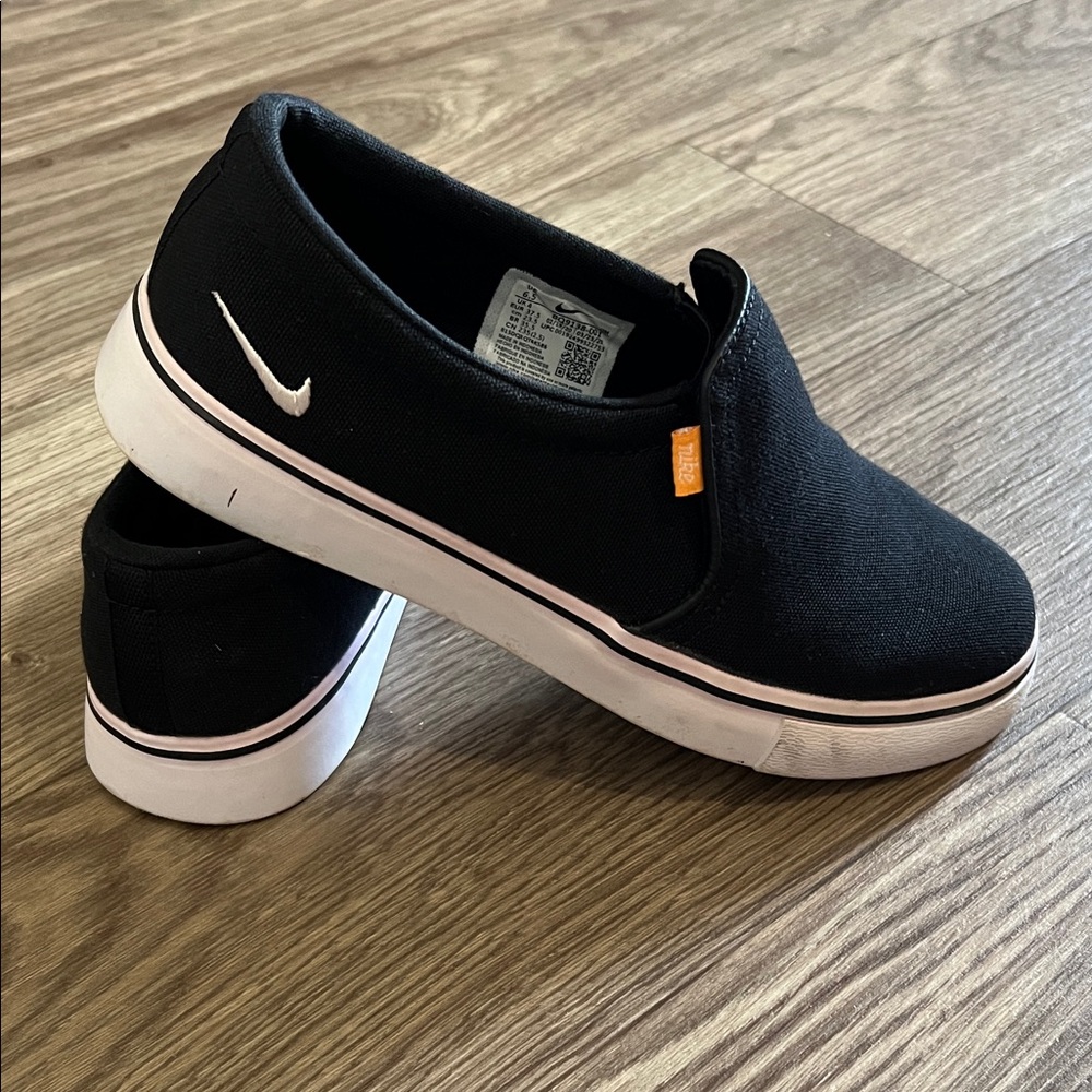 Nike Court Royal AC - Women’s Black and White Slip-On Sneakers